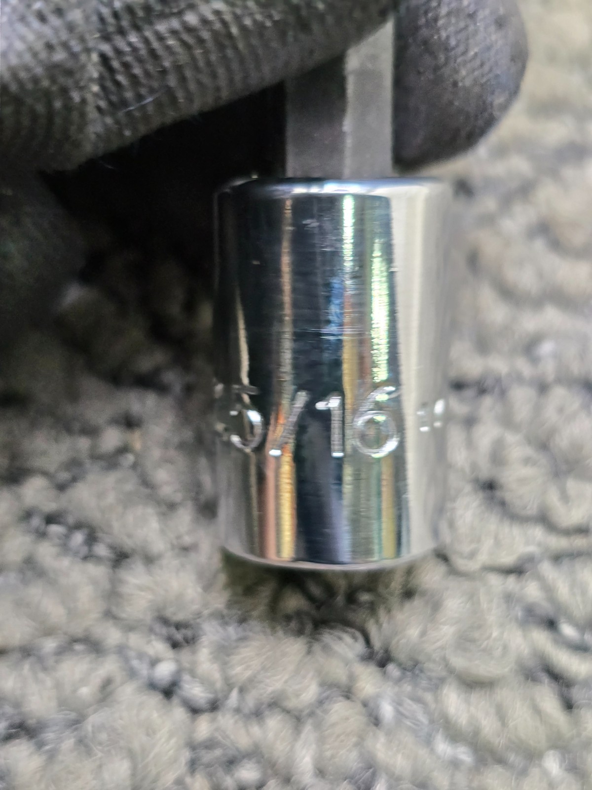 (QTY 5) Proto 4990-5/16 3/8″ Square Drive 5/16″ SAE Hex Bit Sockets Chrome Base