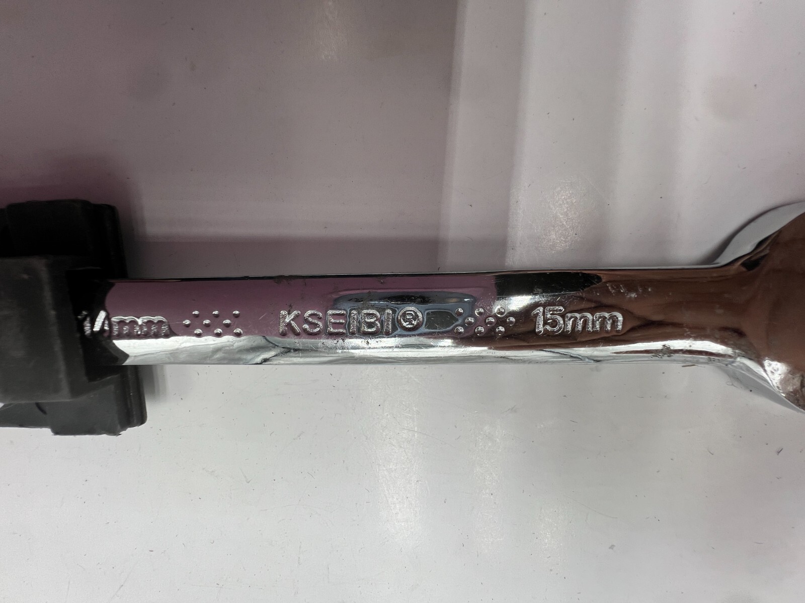 Kseibi Double Open End Wrench 14mm x 15mm 118470 Chrome