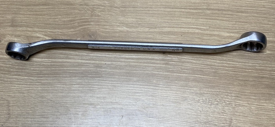 Vintage Craftsman SAE Box End Wrench 9/16” x 5/8” Forged in USA 12pt.