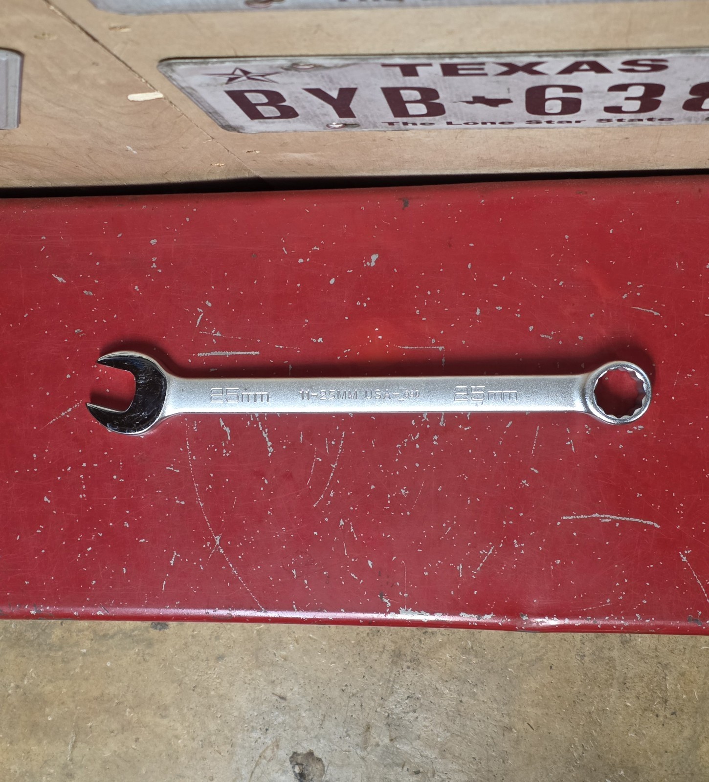 Wright Tools Metric 25mm Combination Wrench 12pt 11-25MM USA Unused Condition