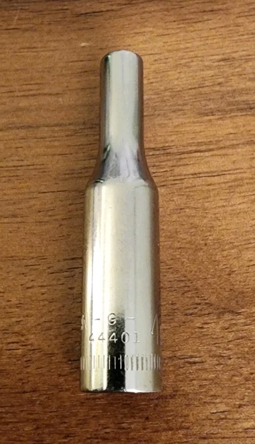 Craftsman 4mm Deep Well Socket 6 Point 1/4″ Drive G 44401