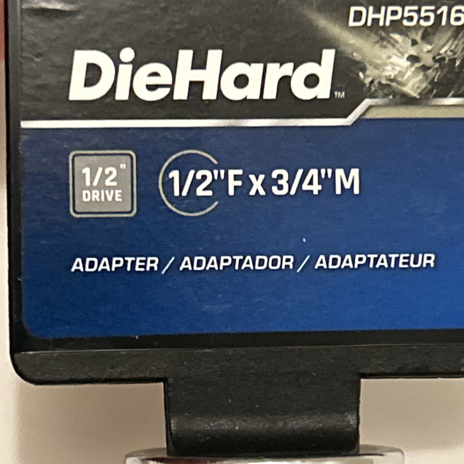 Diehard 1/2” F To 3/4” M Socket Adapter, DHP55160, Free Shipping