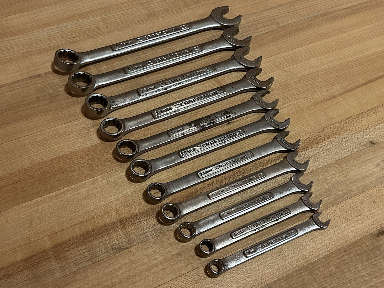 Craftsman USA | 11pc Metric 12 Point Combination VA Wrench Set (7mm – 17mm)