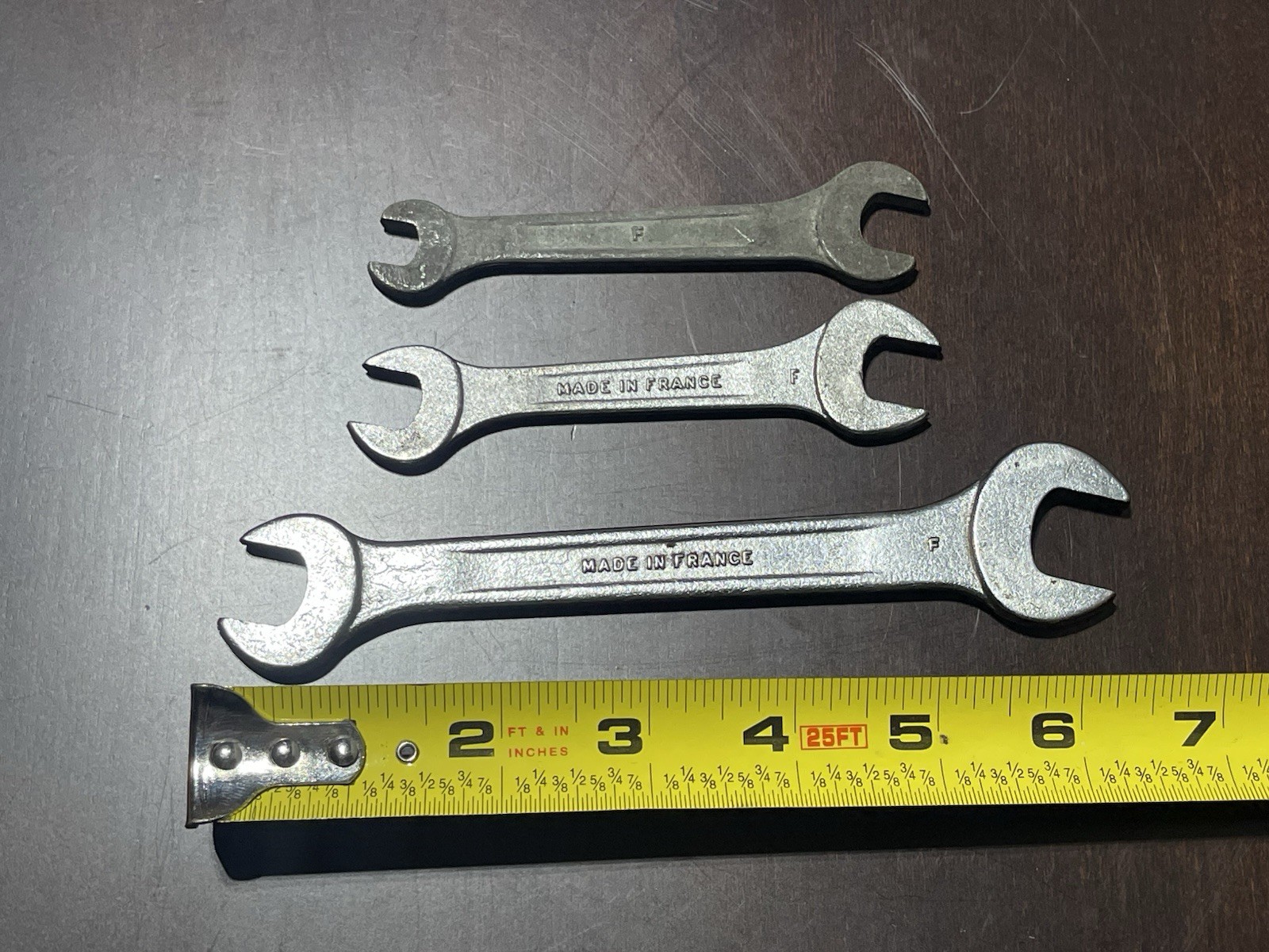 Renault Metric Wrench Lot (17 – 14, 13 – 11, 12-9)Made in France 1970’s