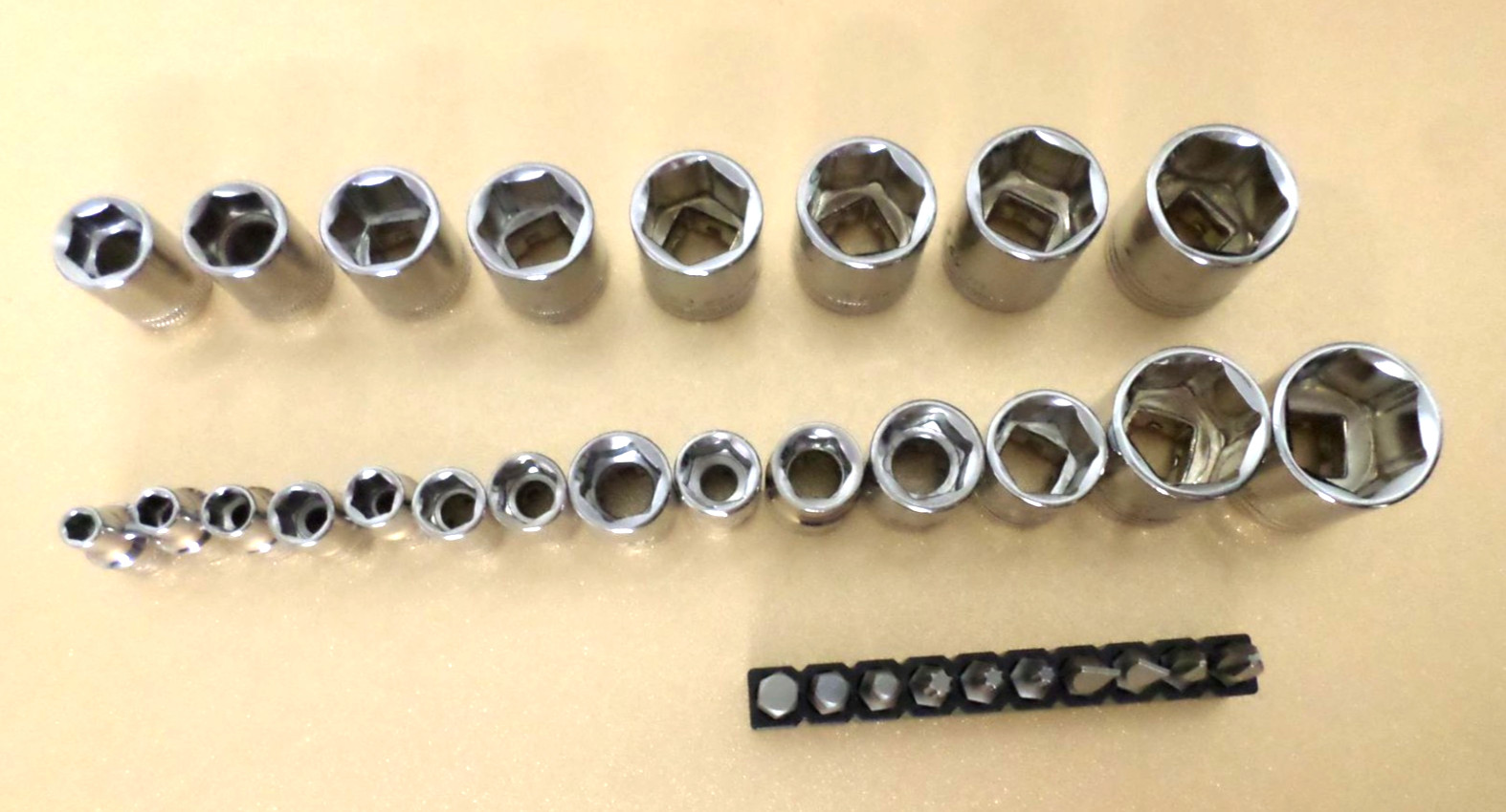 New Duralast 22pc Mixed Socket Lot, Shallow 6pt SAE Metric, Pay What You Want!