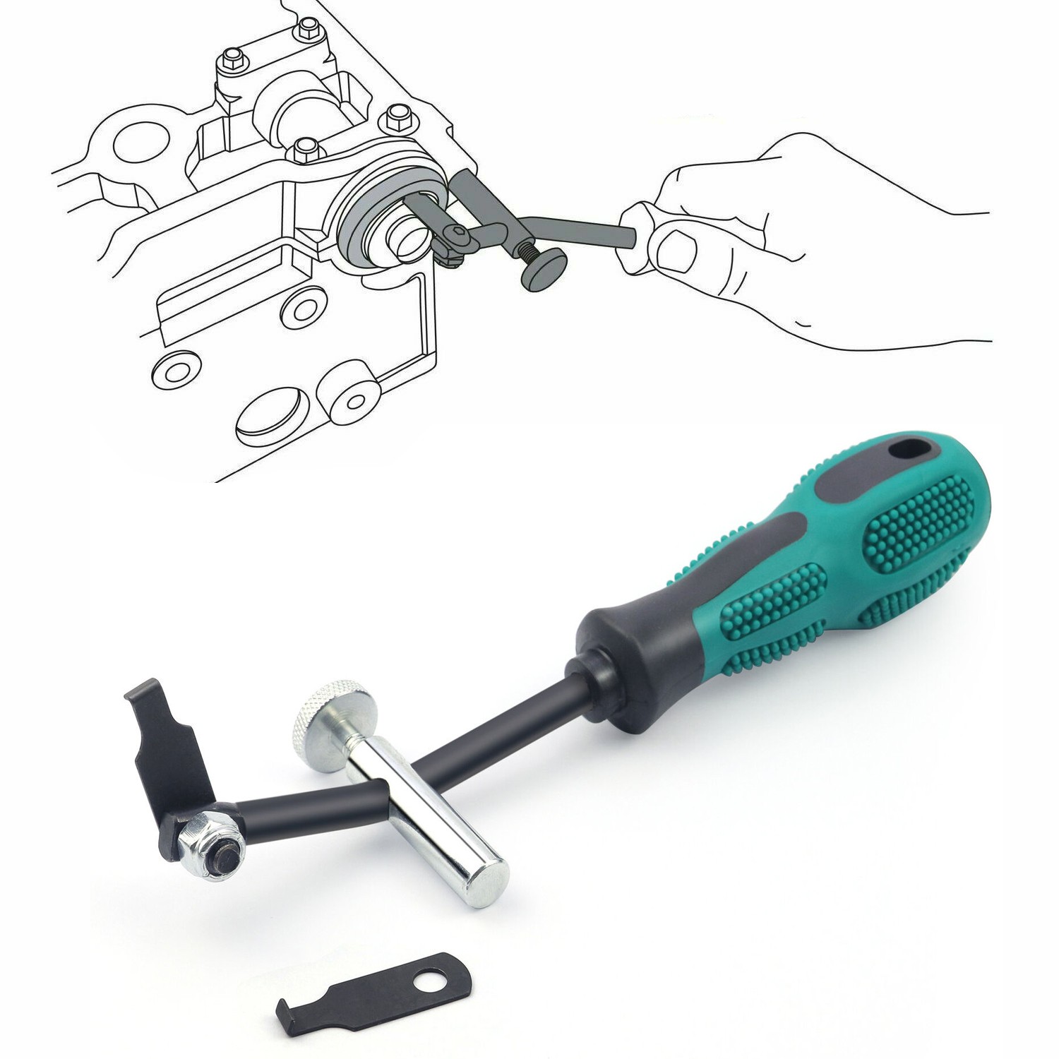 Shaft Type Seal Puller Removes Cam For Many Shaft / Seal Application 58430