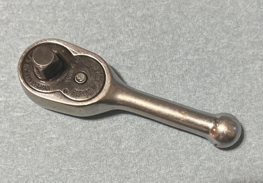 VTG Snap On 3/8 Dr FK720 Stubby Ratchet USA