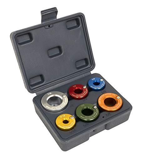Lisle 35800 Blue, Yellow, red, Green, Orange, Silver Aluminum Disconnect Set