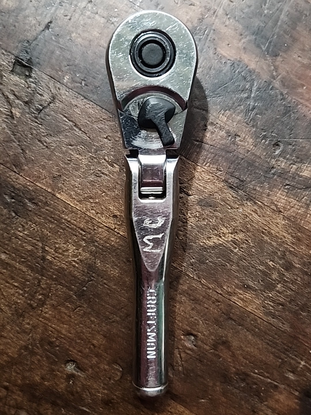 Craftsman 44834 – VM – USA 3/8 Drive Flex Head Stubby Ratchet