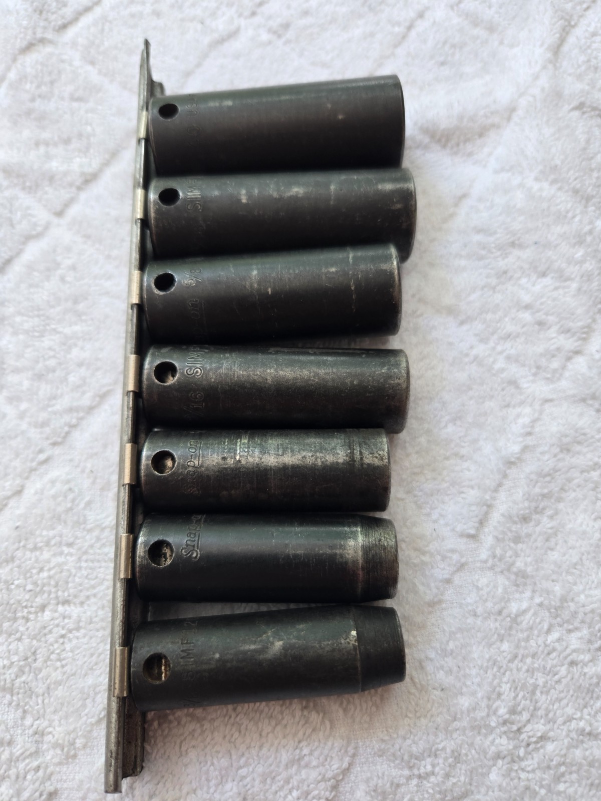 Snap-on 7-Piece 3/8″ Drive 6-Point Deep Impact pact Socket Set 3/8″ to 3/4″ SIMF