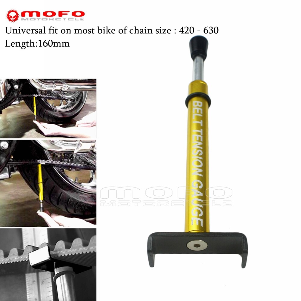 Adjustable Belt Tension Gauge Tool For Harley Davidson & All Belt Driver Bikes