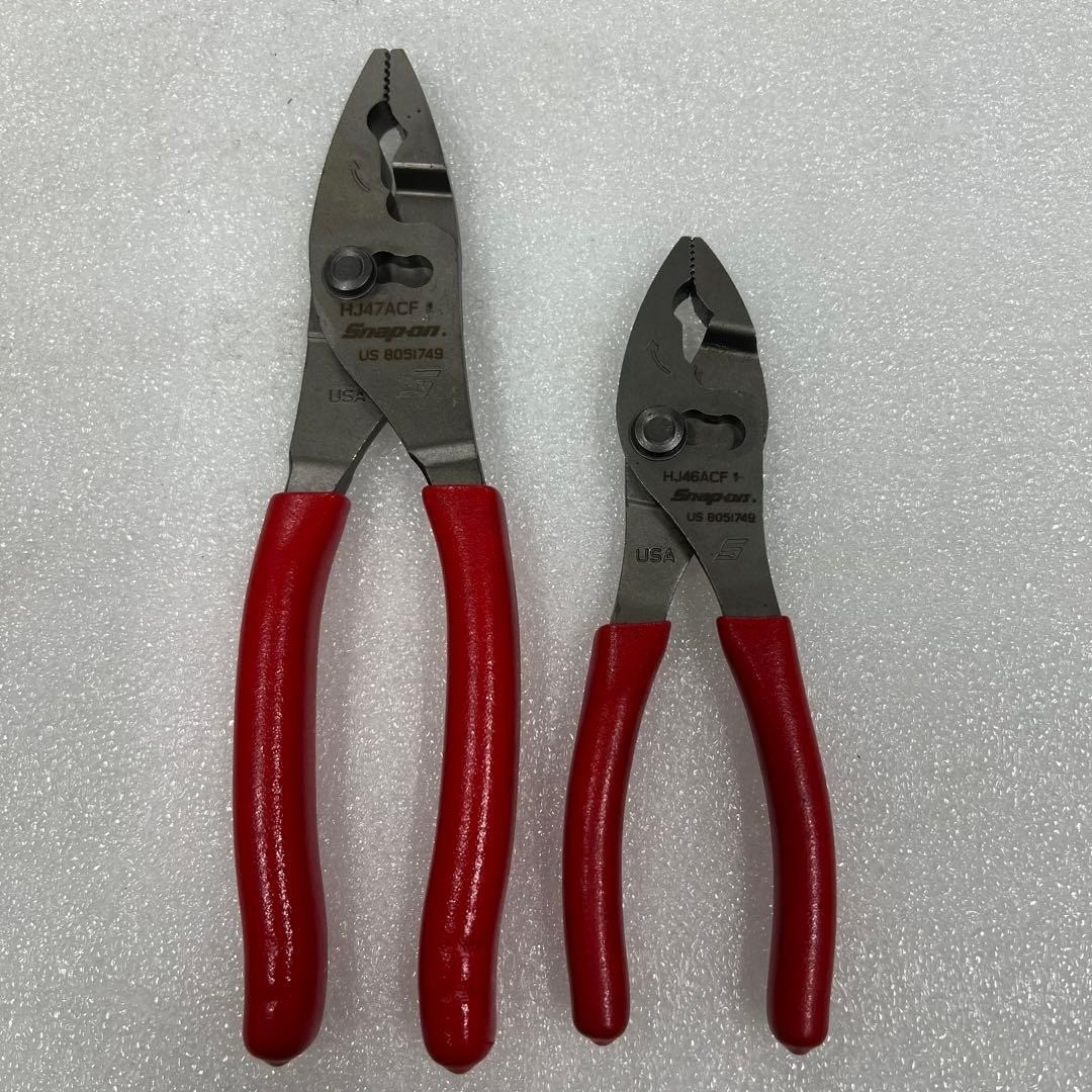 Snap-on HJ47ACF HJ46ACF RED Handle Pliers Set [Unused]