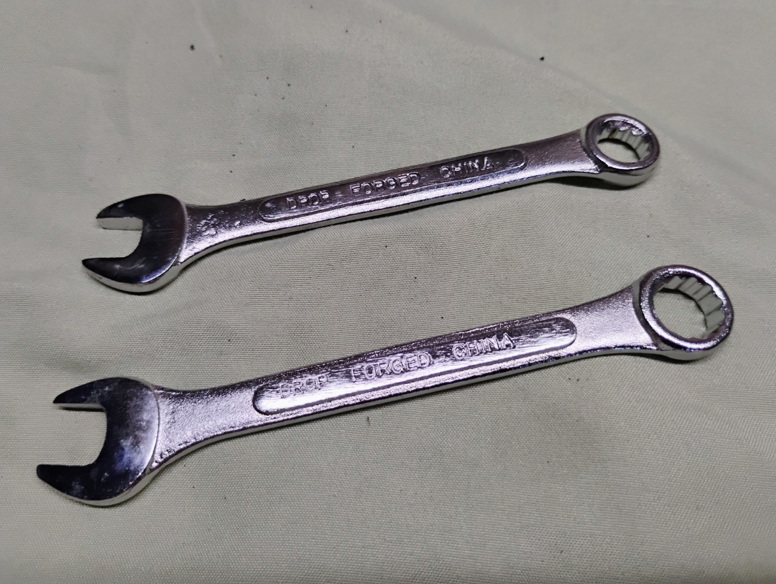 Two Durabuilt 12-Point Combination wrenches, 3/8 & 7/16″