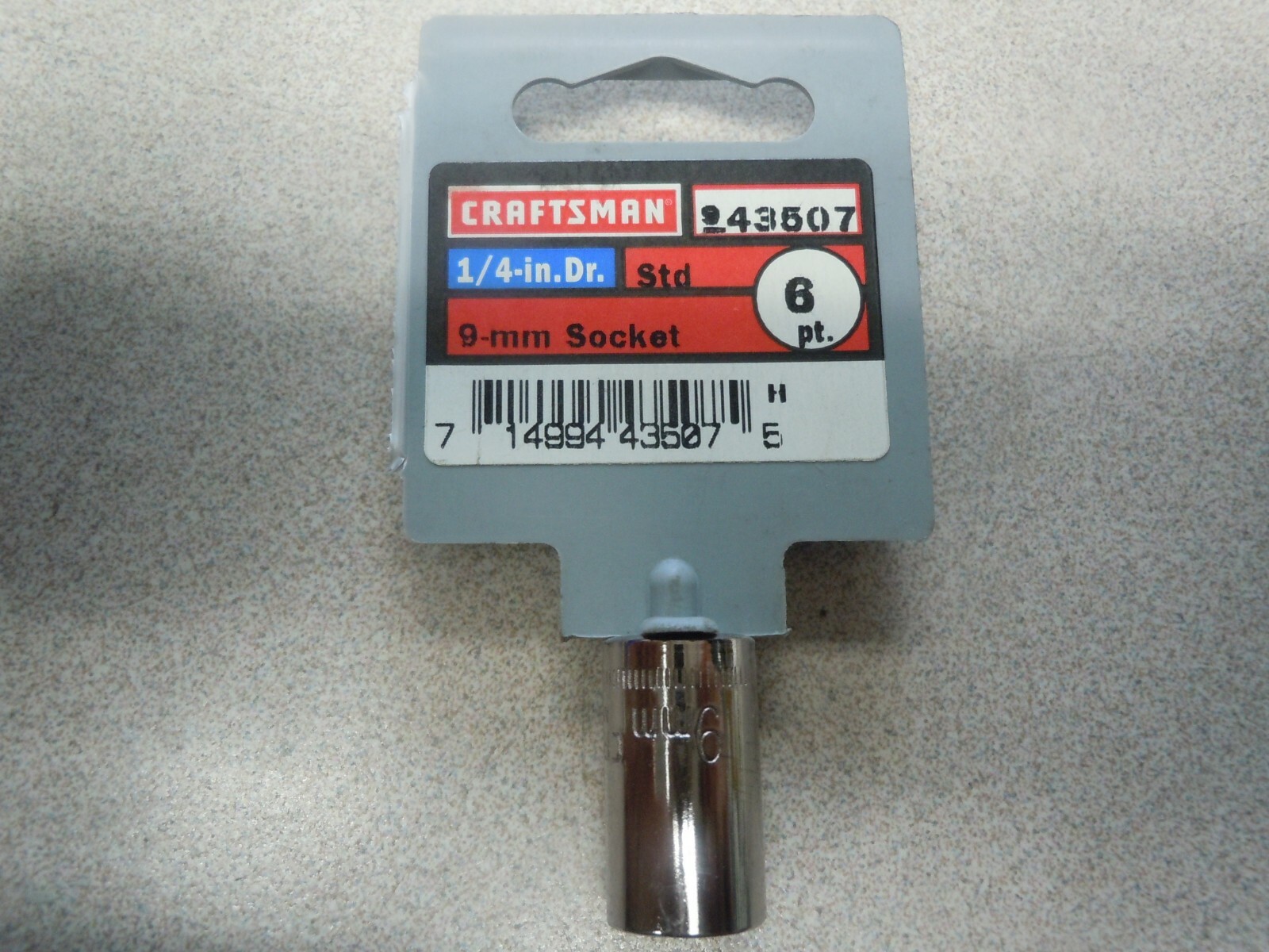 Craftsman Sockets 1/4″ Drive Shallow or Deep Metric or Inch Choose Size