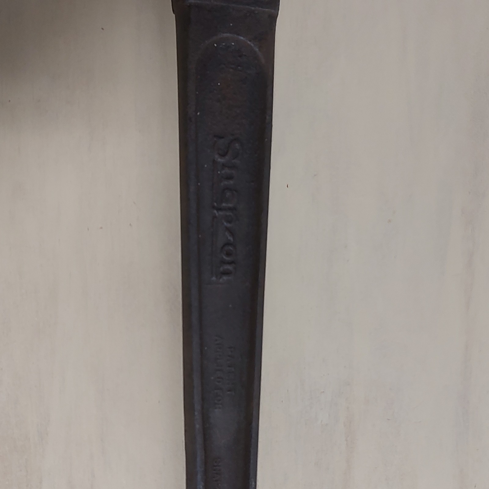 Rare 1920s Snap-On Tools Pre-Patent First Casting 5/8” Drive Push Thru Ratchet