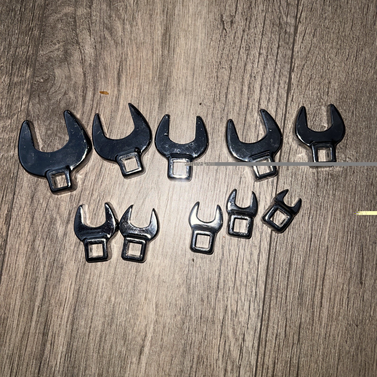 CRAFTSMAN 10 -Piece Set 6-point Metric Crowfoot Open end Wrench (no case
