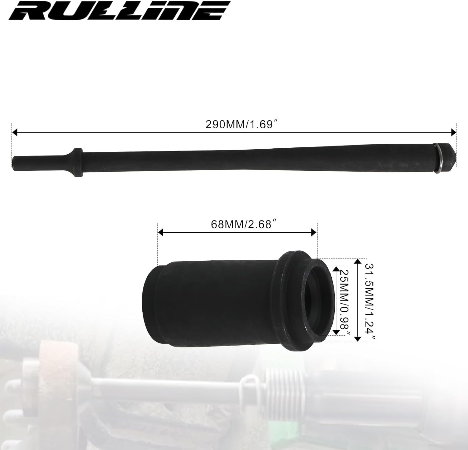 Heavy-Duty Truck Anchor Pin Bushing Removal Tool Kit 1-3/8″