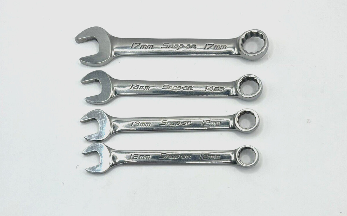 SNAP ON OEXM 4pc 17mm 14mm 13mm 12mm METRIC WRENCH SET