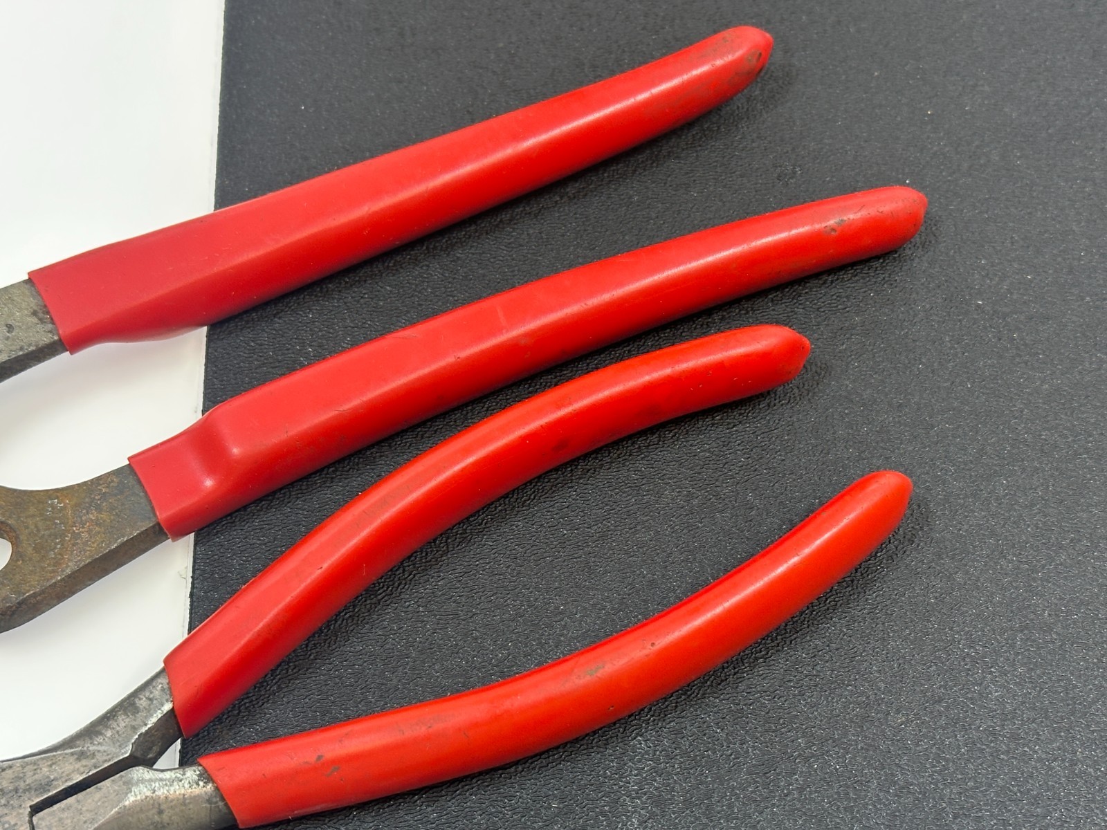 🇺🇸 Snap-On Tools USA 2pc Pliers Set Lot 91CP Slip-Joint 87ACP Diagonal Cutter