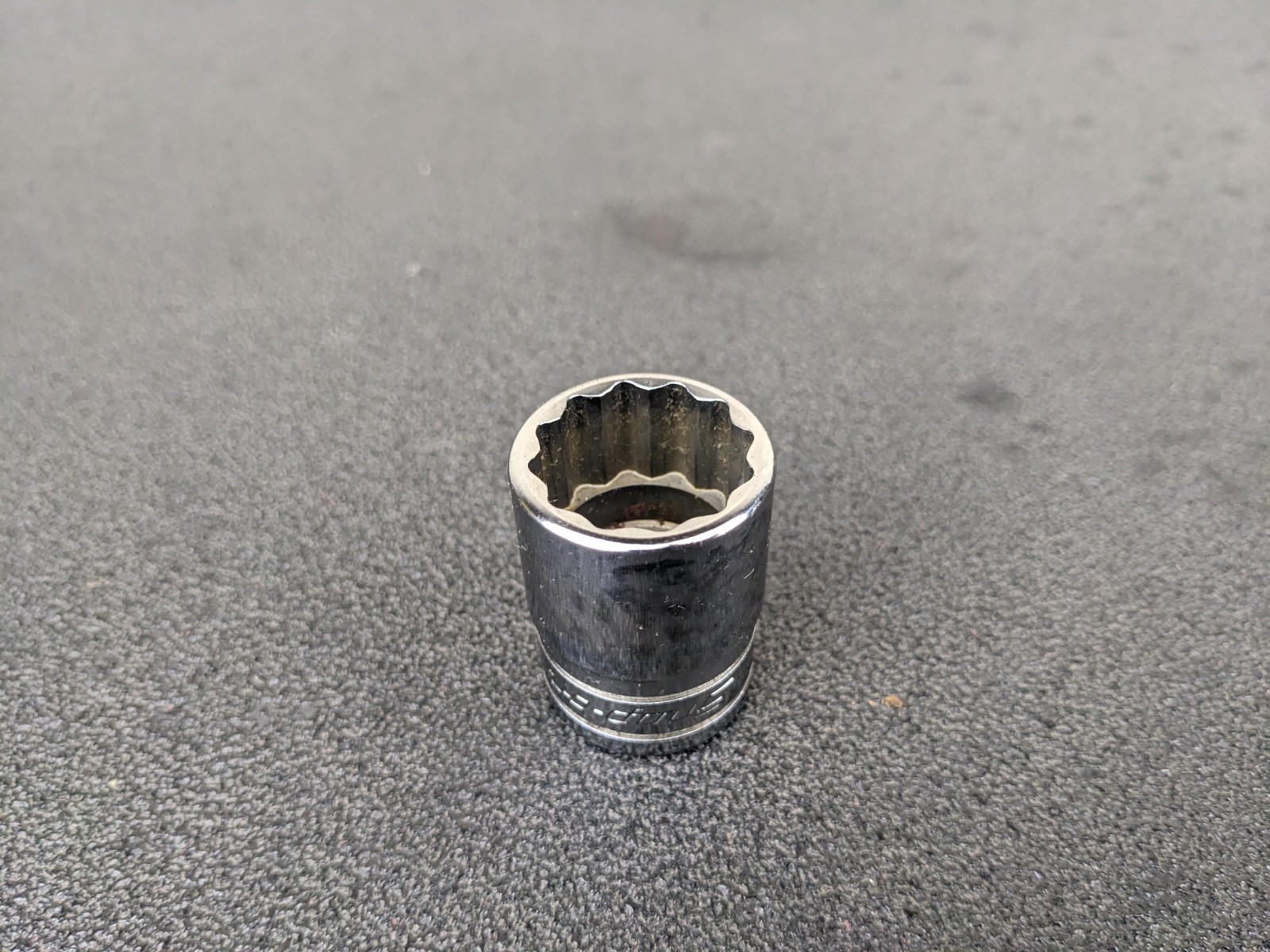 #bm122 Snap-on Tools SW261 1/2″ Drive SAE 12 Point Shallow 13/16″ Socket USA
