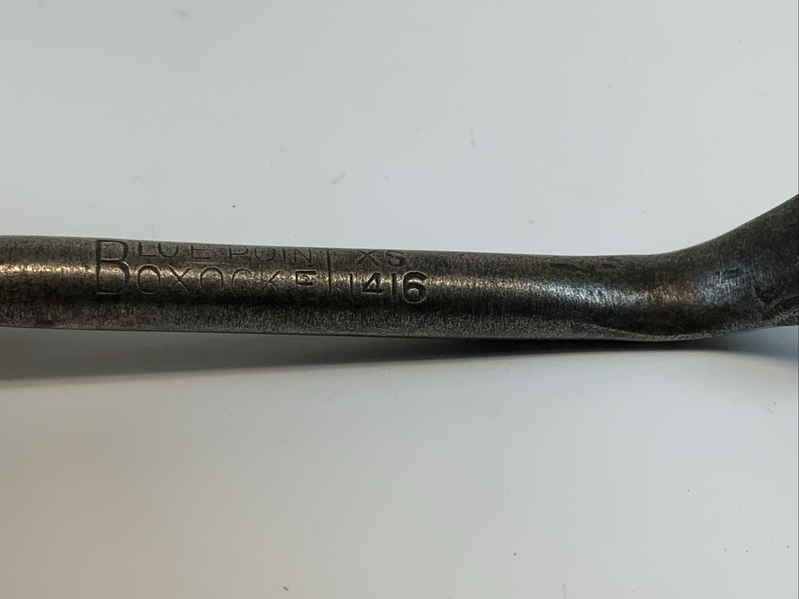 BLUE POINT Boxocket XS-1416, 7/16in. X 1/2in. 12pt Offset Box End Wrench, USA