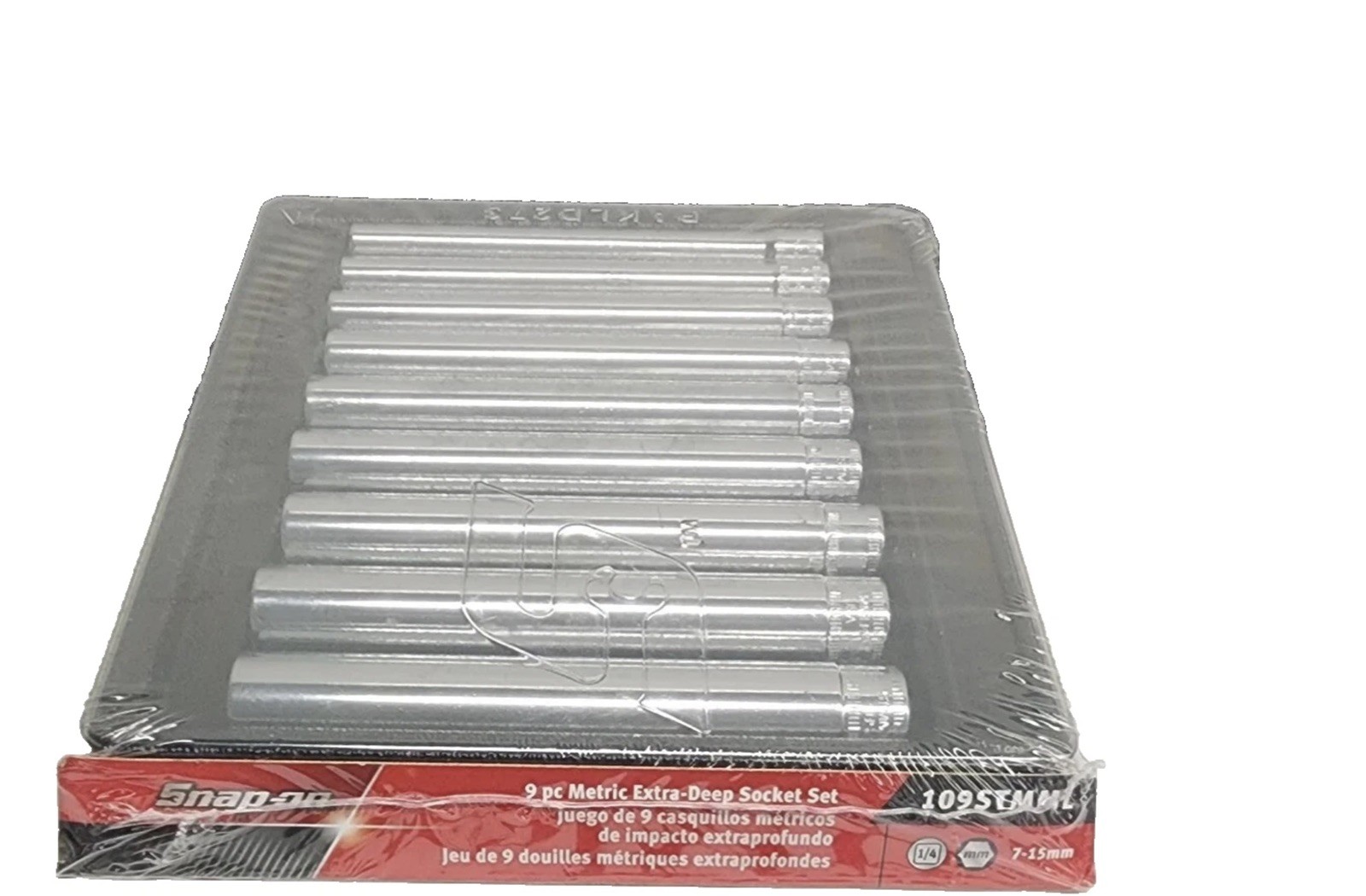 NEW Snap-on™ 1/4″ drive 7-15 mm 9pc 6-pt Extra Deep Socket SET 109STMML SEALED!