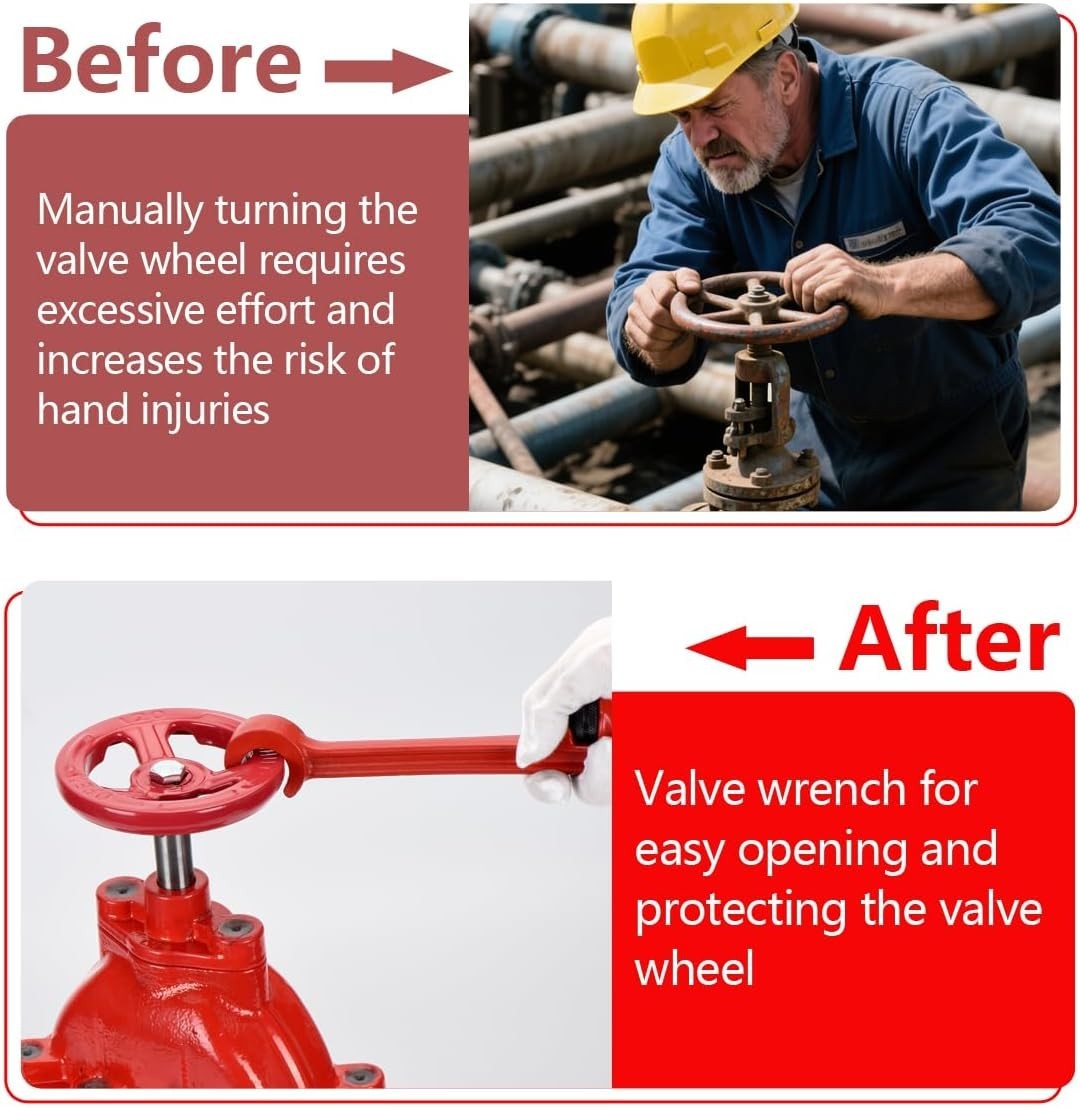 10″ Double-Ended Valve & Pipe Wrench Combo