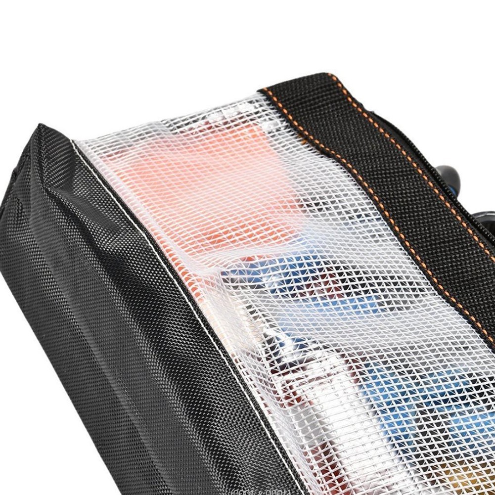 Waterproof Transparent PVC Tool Bag with Multiple Compartments 11.81×6.69 Inch