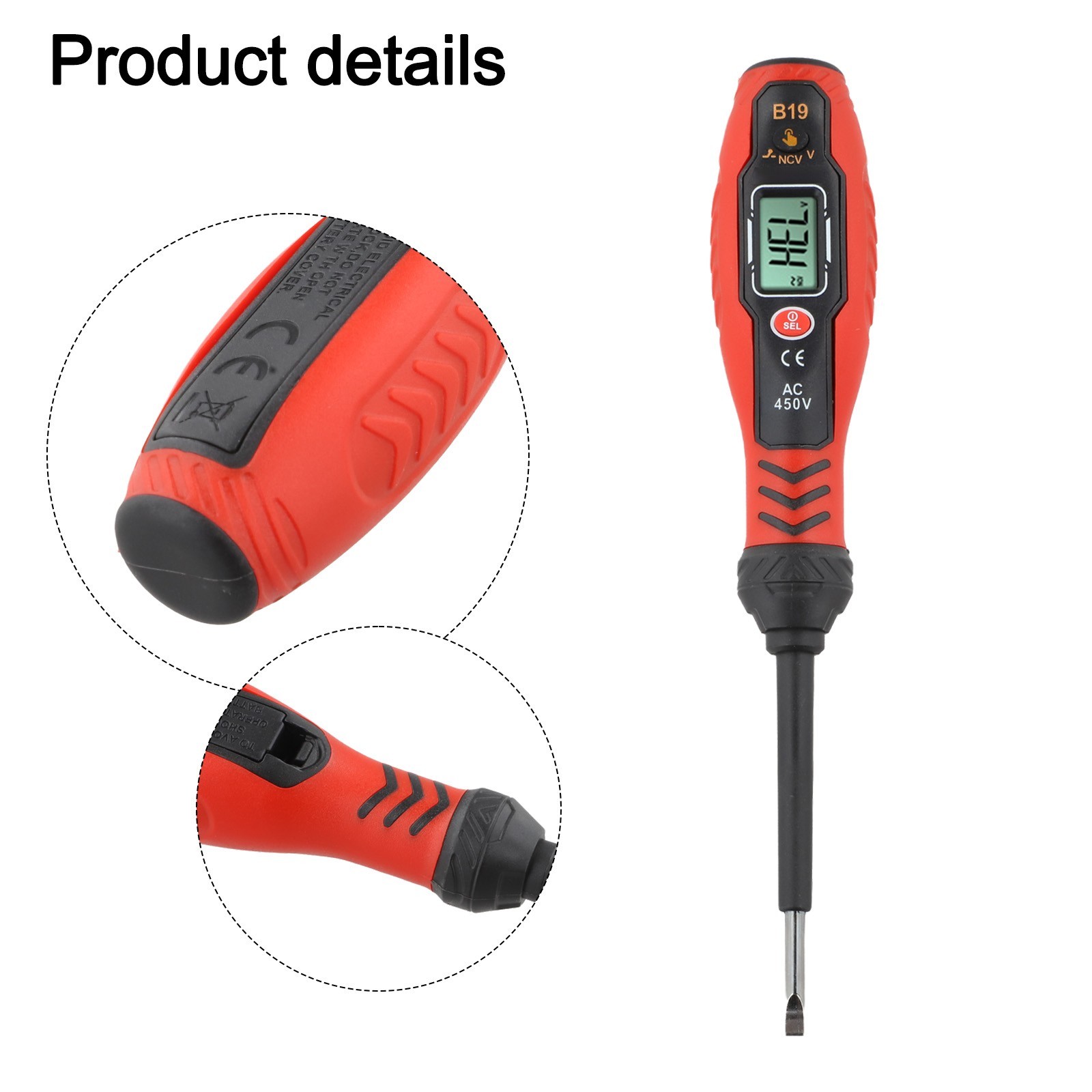 Portable Electrical Test Pen with Sound Light Alerts for Accurate Wire Testing