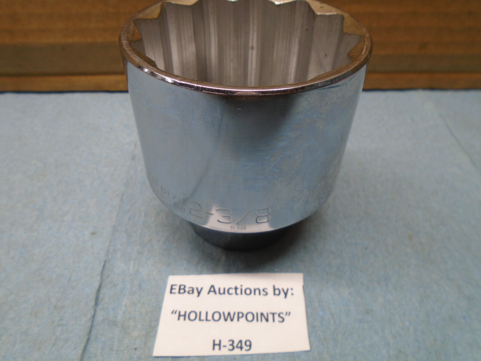 Wright USA No. 6176 Large 2-3/8″ Socket 12 Pt. 3/4″ Drive NOS H349
