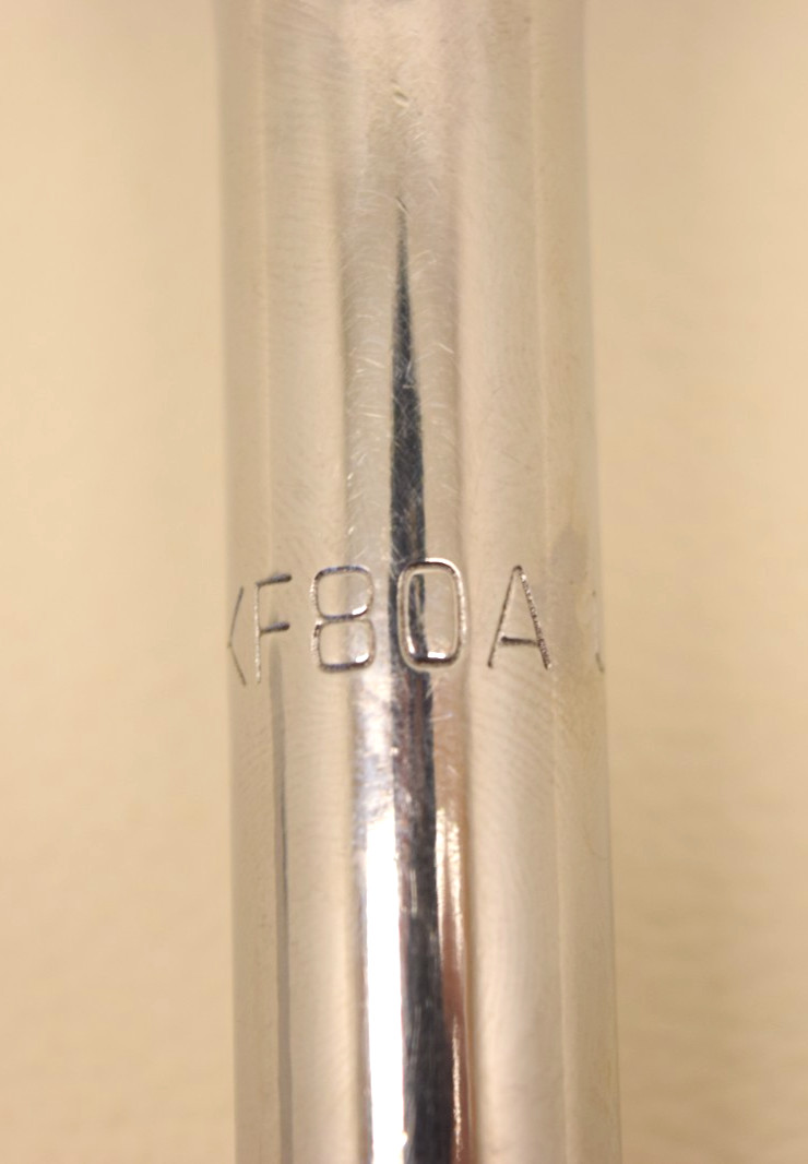 Snap-On 1/2 Drive SKF80A USA Stubby Handle Flex Head Ratchet – USED