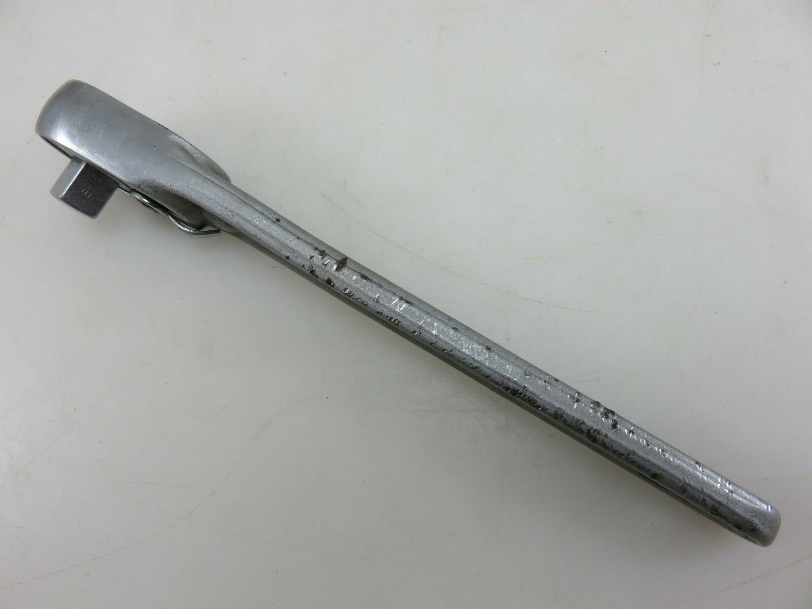 Indestro Super 3202R 1/2″ Dr. Push-Thru Drive Ratchet 9.25″ Long Vintage USA