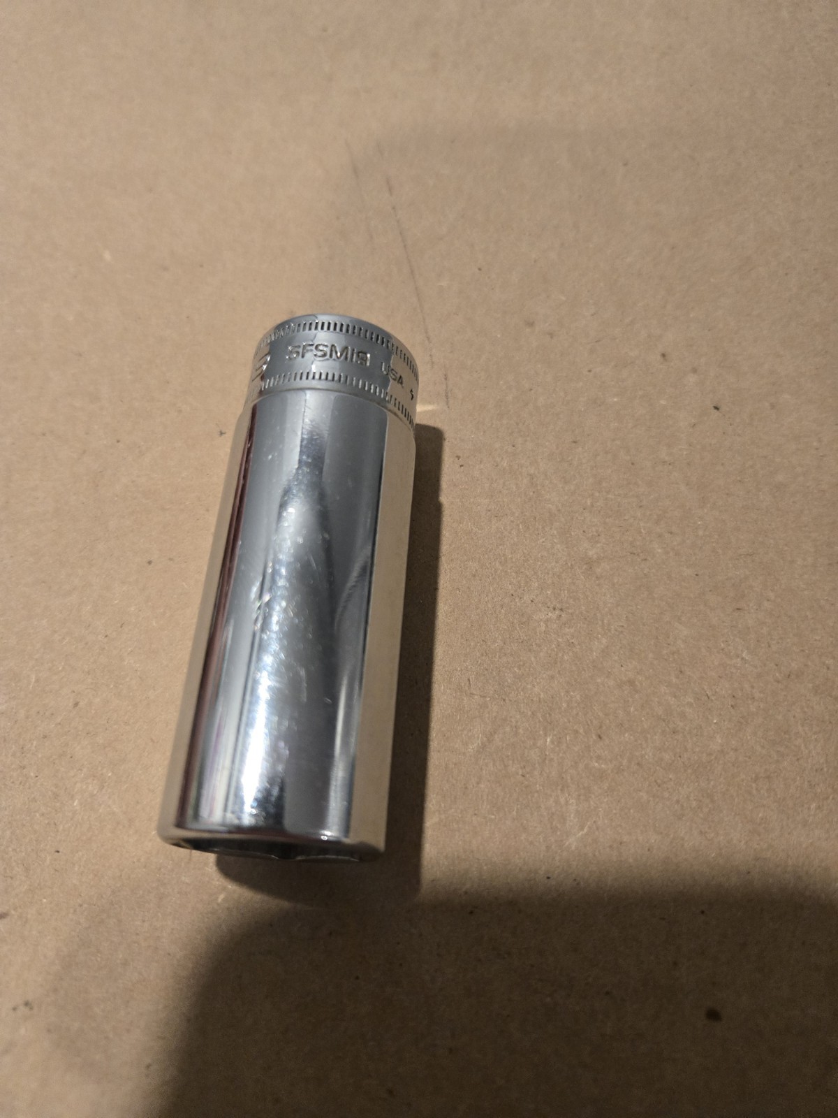 Snap On 3/8″ Drive 19MM 6PT Metric Deep Chrome Socket USA SFSM19