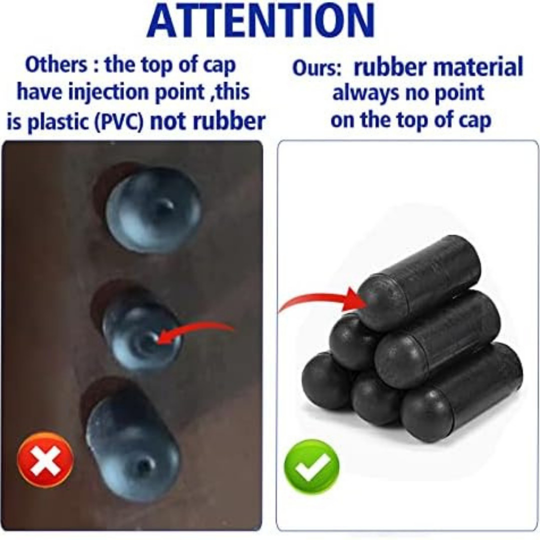 100 Pcs Carburetor & Vacuum Rubber Cap Plug Assortment Kit Intake Vacuum Lines