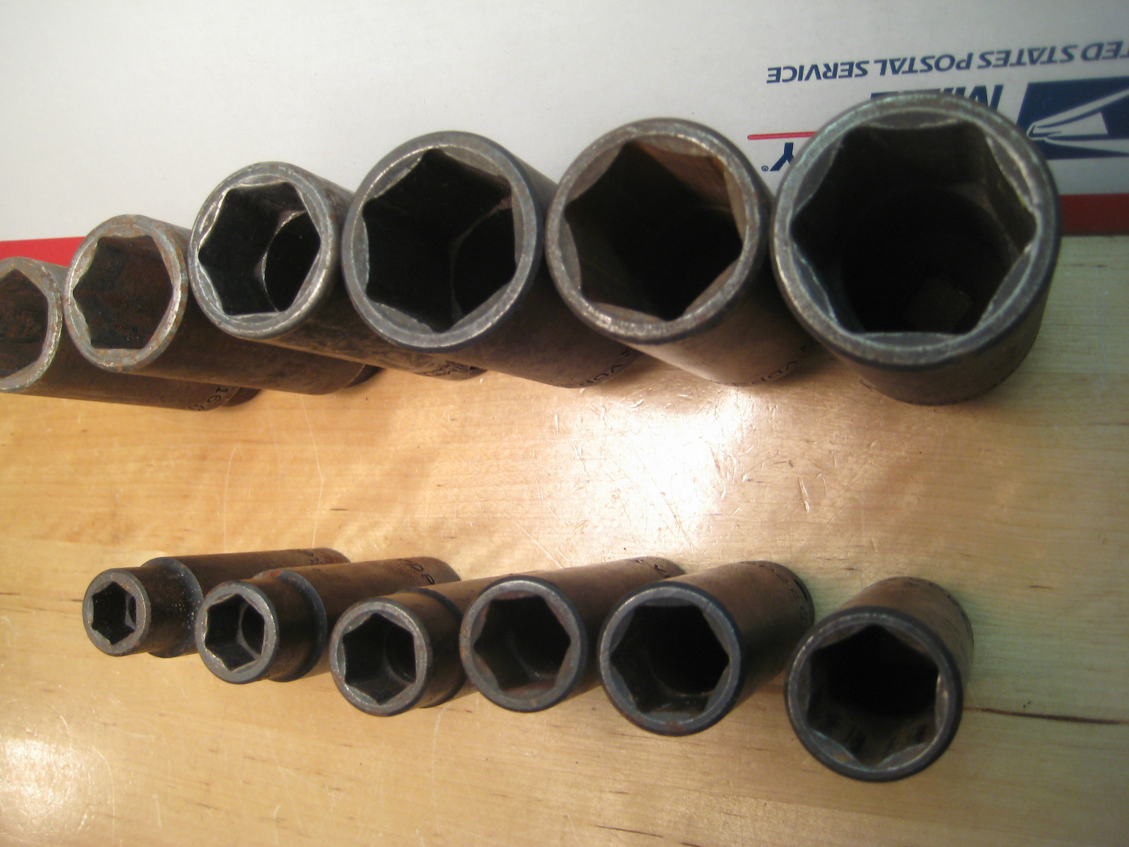 MAC & SNAP ON TOOLS 12PCS SEA DEEP IMPACT SOCKET SET 6-POINT 1/2DR