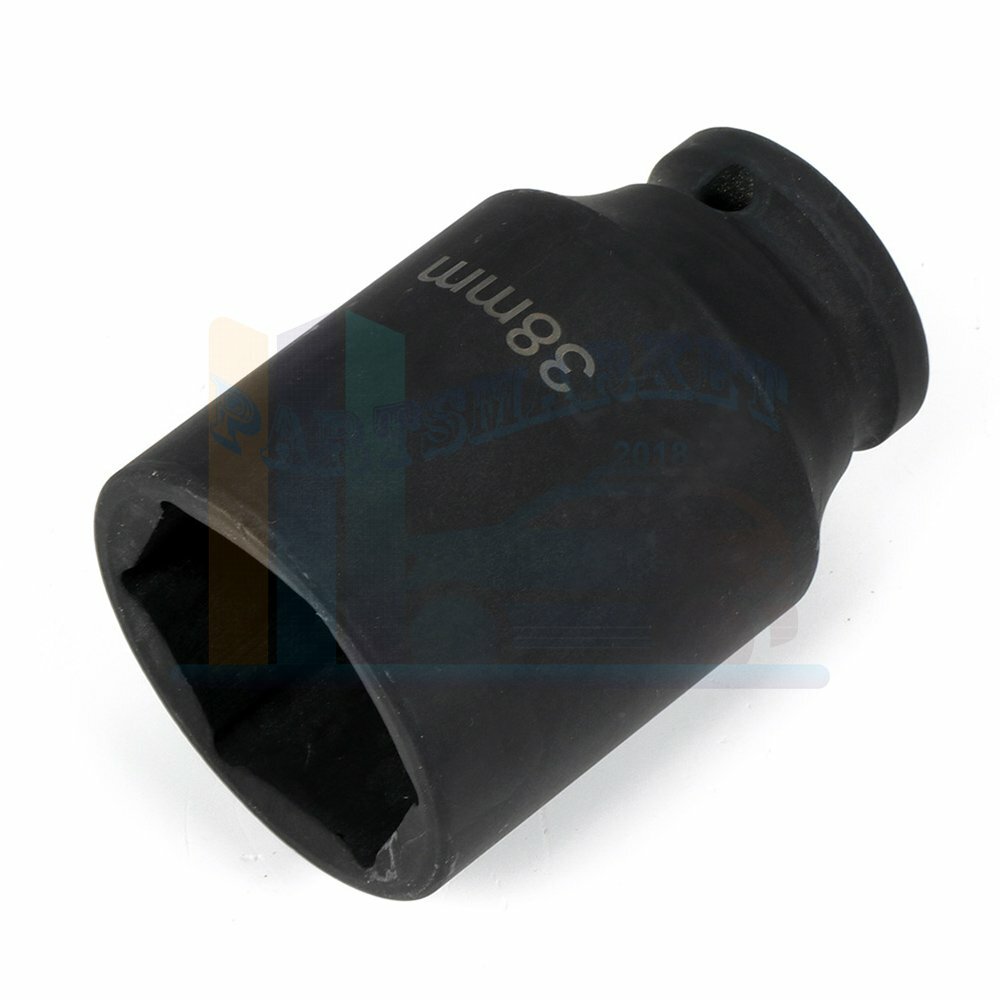 9pcs 1/2- Inch Drive Deep Impact Socket Set Metric Axle Hub Nut Socket 29-38mm