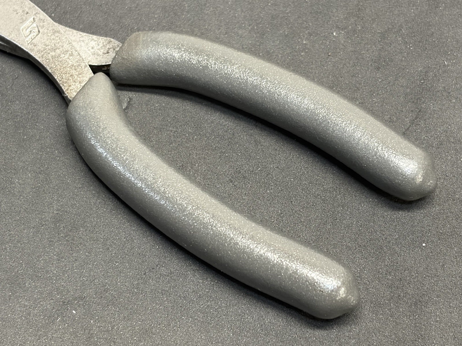 Snap-on METALLIC GREY Talon Grip 7″ Long Mini Diagonal Cutter Pliers Dikes 808CF
