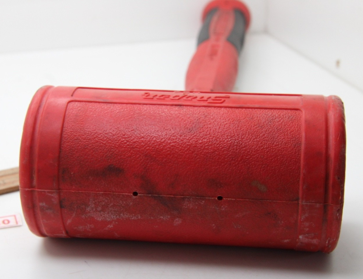 Snap-on HBFE56 56oz Dead Blow Hammer 15″ Red Soft Grip Handle USA