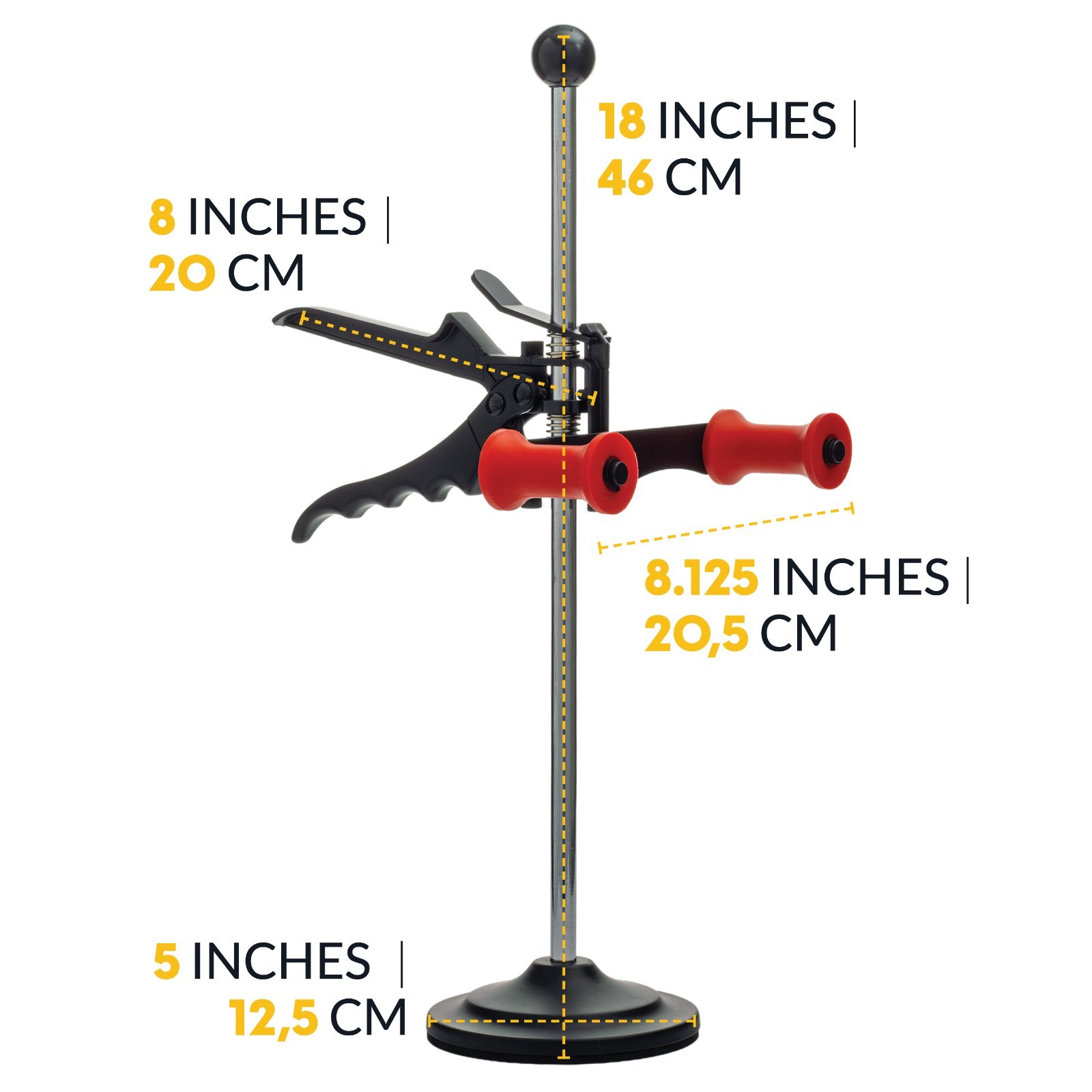 AutoSolo 16.5″ Adjustable Steering Wheel Holder – Universal Fit