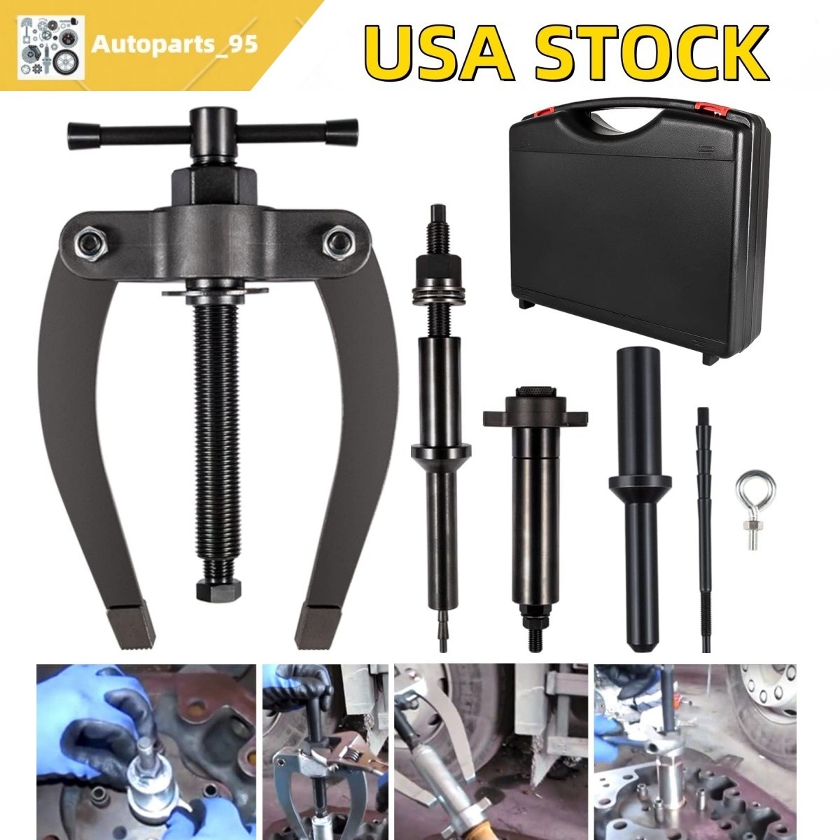 INJECTOR SLEEVE NOZZLE CUP TUBE REMOVAL & INSTALL TOOL FOR VOLVO D11 D12 D13 D16