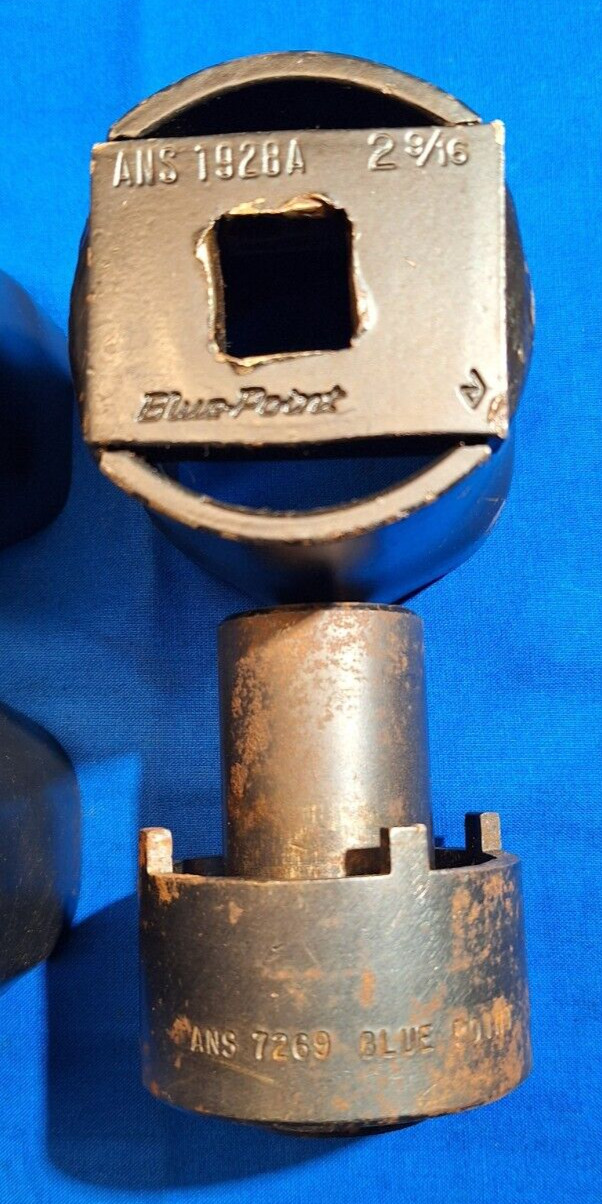 Blue Point 4 piece Axle socket set ANS1902A, ANS1936A, ANS1928A, ANS7269 4 lug