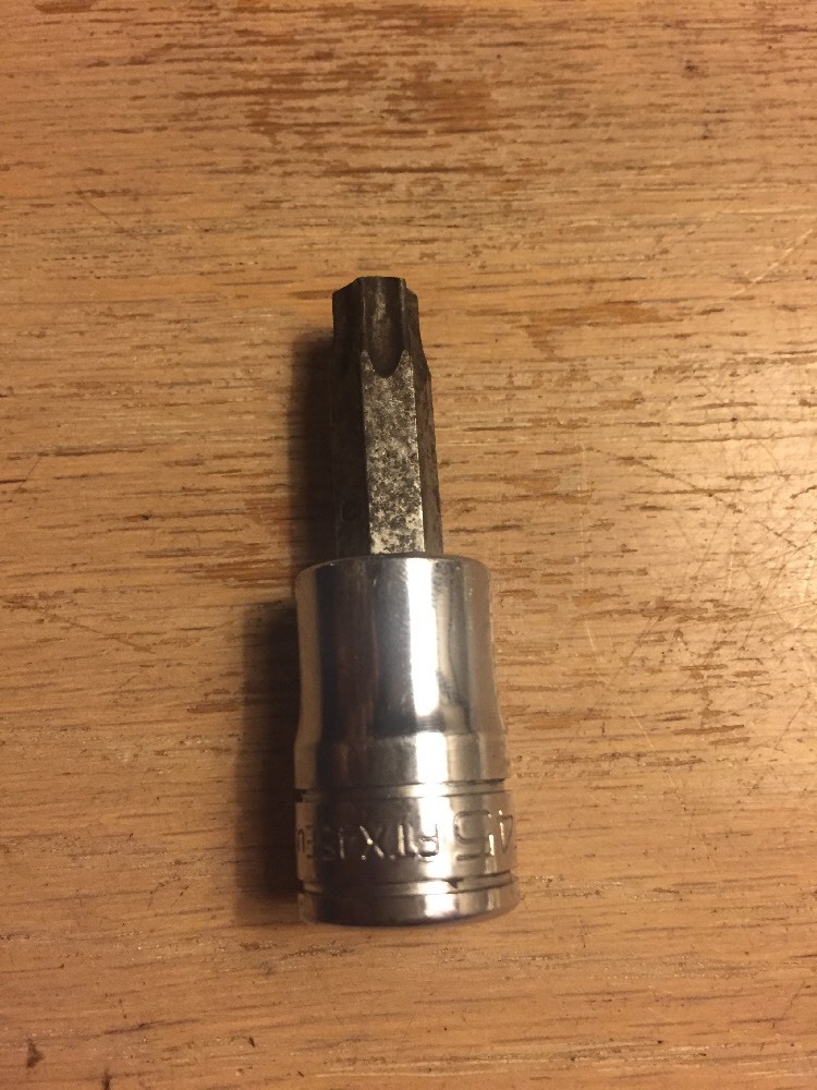 Snap On Tool USA Torx Socket Star Bit Standard T-45 3/8″Drive Mechanic FREE SHIP