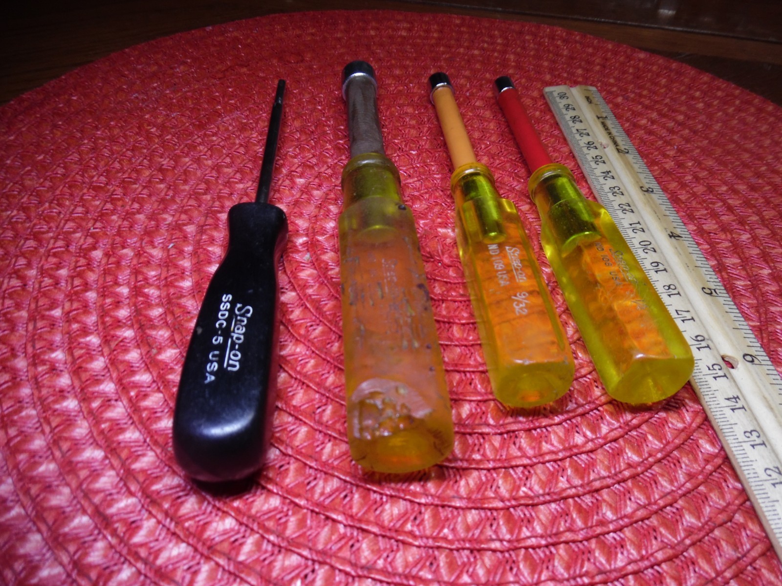 Snap on Clutch head screwdriver SSDC-5 Nut Driver 7/16 9/32 1/4 ND 114 108 109