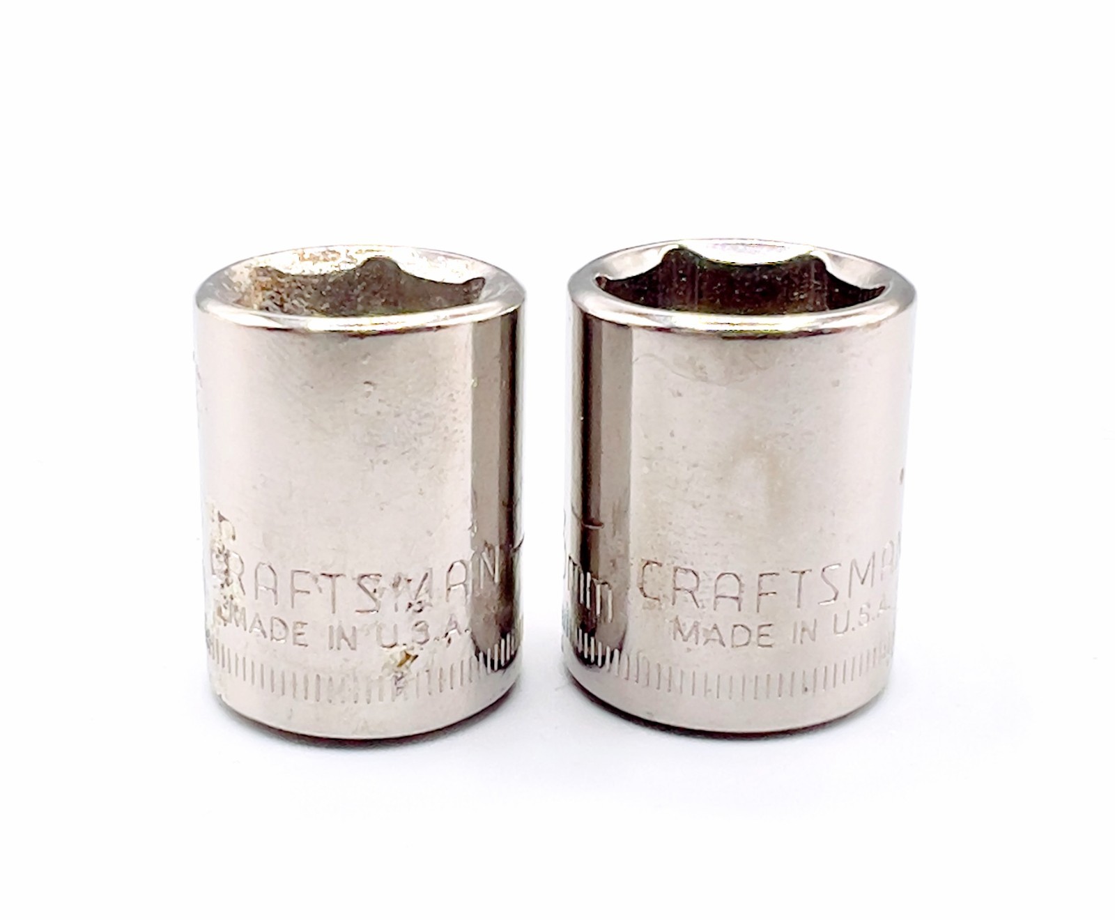 Craftsman 2-Piece Metric 6-Point, 1/4-inch Drive 12mm + 13mm Shallow Sockets