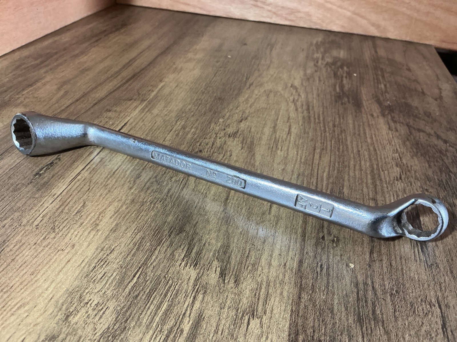 Matador Double Cranked Ring Spanner 9/16” AF & 1/2”AF No 200 German Made Tool