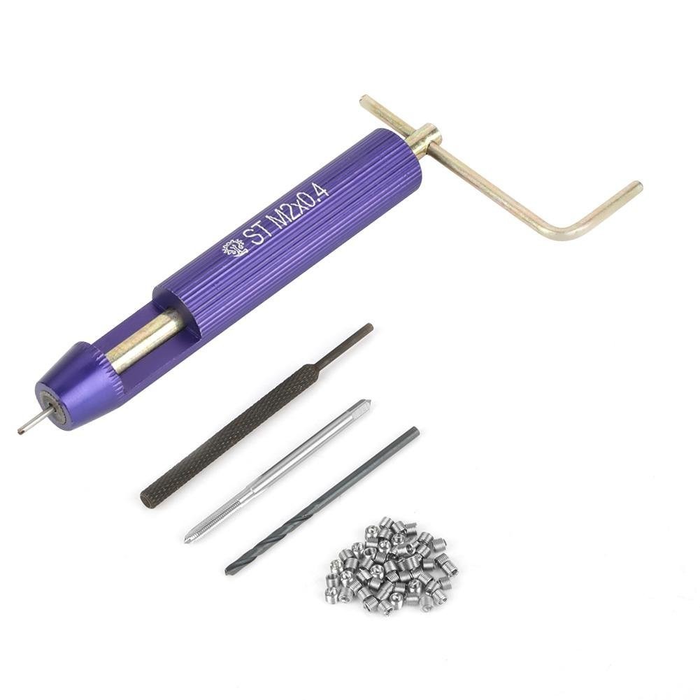 50pcs Stainless Steel Thread Repair Kit Helicoil Type Set M2 x 2D – Easy Install