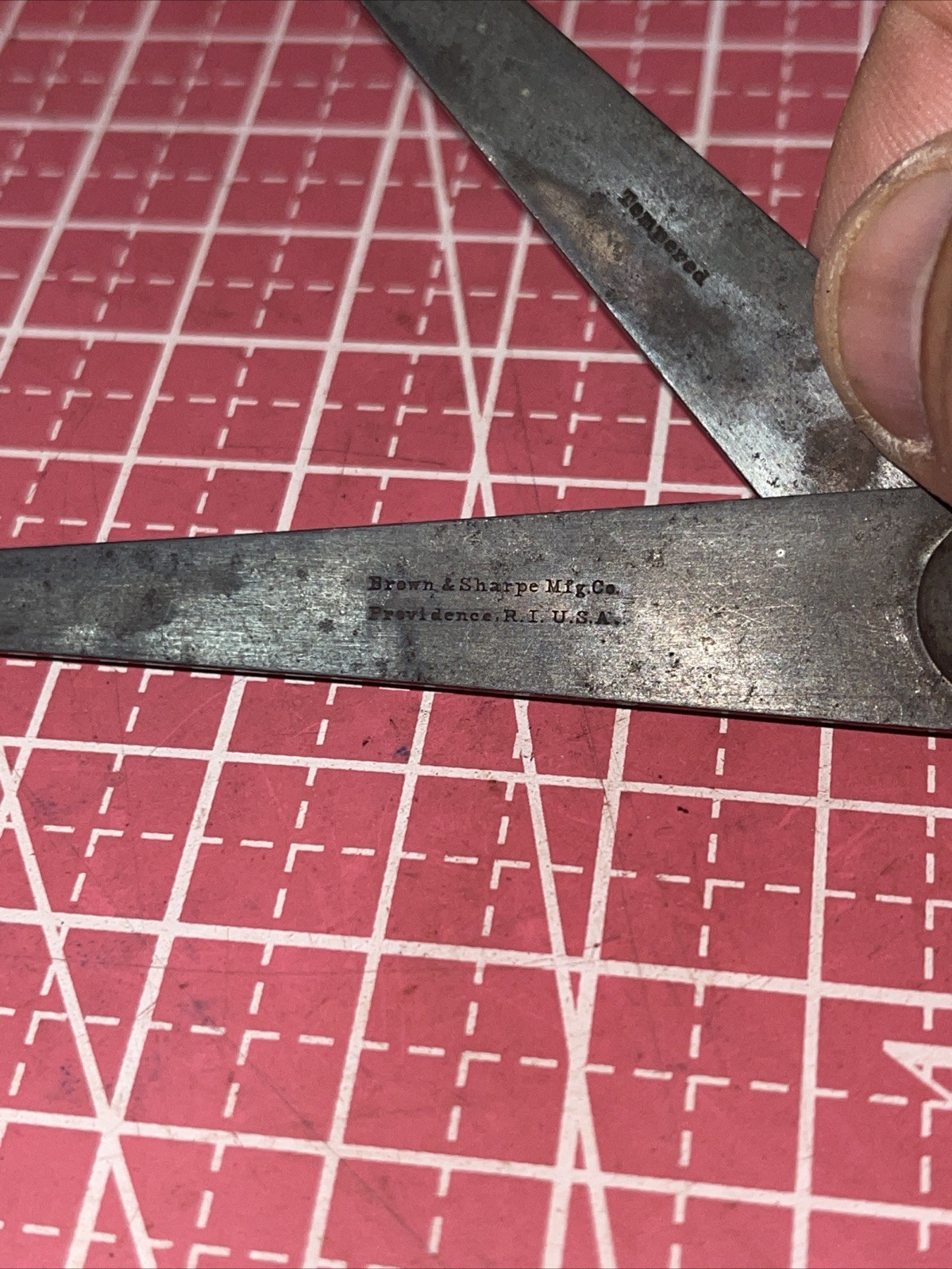 Brown & Sharpe USA No 835 Firm Joint Hermaphrodite Caliper Vintage Early Model