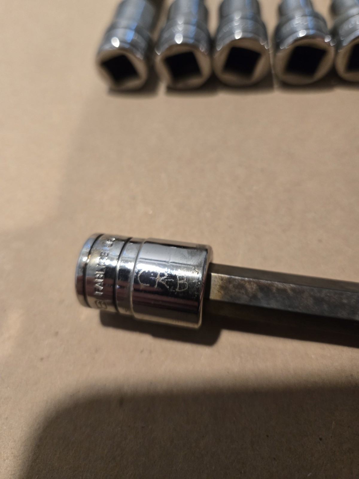 Snap On 3/8″ Drive 5/32-3/8 SAE Long Ball Hex Bit Driver Socket Set USA 206EFABL