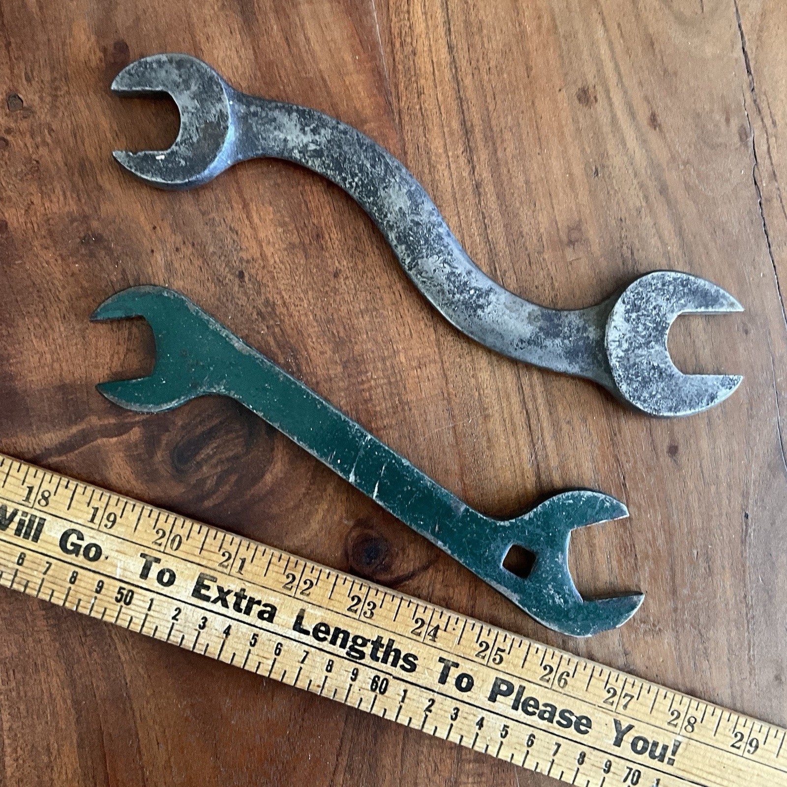 Vintage Double Open End Pair U.S.S Wrenches