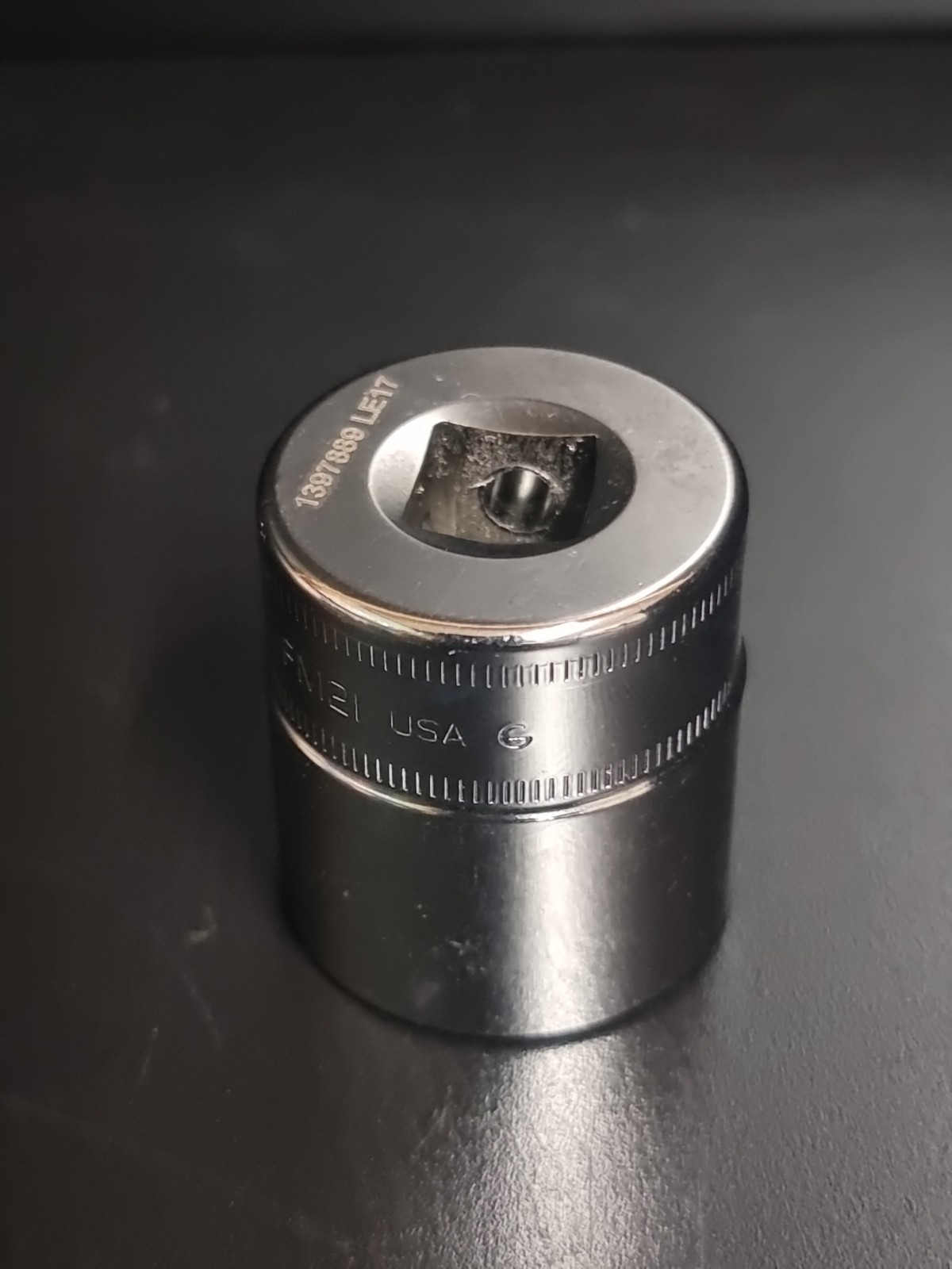 Snap On 21mm FM21 Shallow 3/8″ Drive Socket 12 Point Metric Chrome